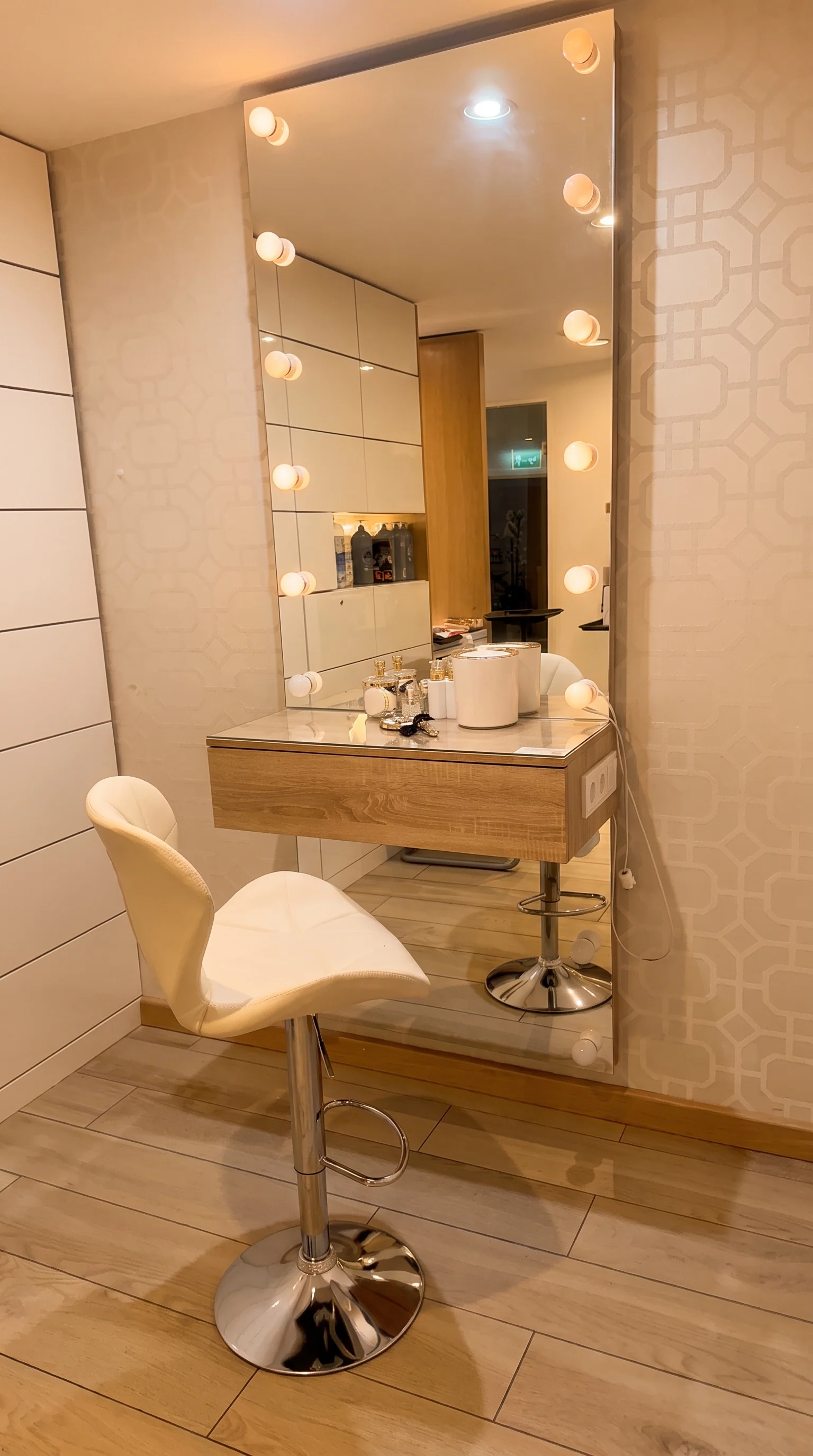 Makeup area